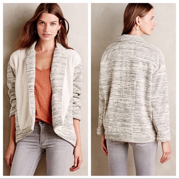 Anthropologie Jackets & Blazers - Anthropologie Saturday Moelleux‎ Collared Jacket Women’s Sz Large NWOT